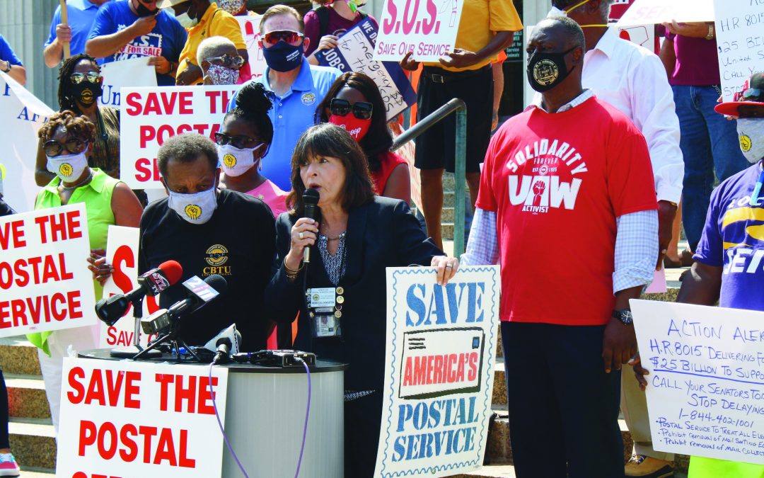 Postal Workers Day of Action Events Held Across the Country to Demand USPS Funding, Repeal of DeJoy Policies