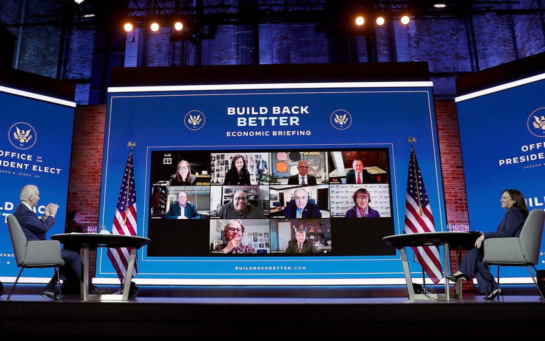 Trumka, Henry, Gamble, Perrone, and Saunders Join President-elect Biden in Economic Recovery Discussion