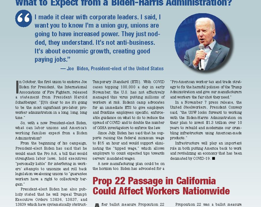 Label Letter | November-December 2020