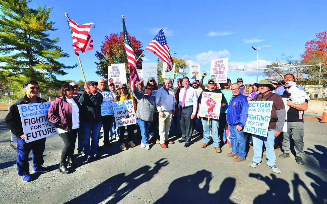 Walsh Walks the Line with Kellogg’s Workers