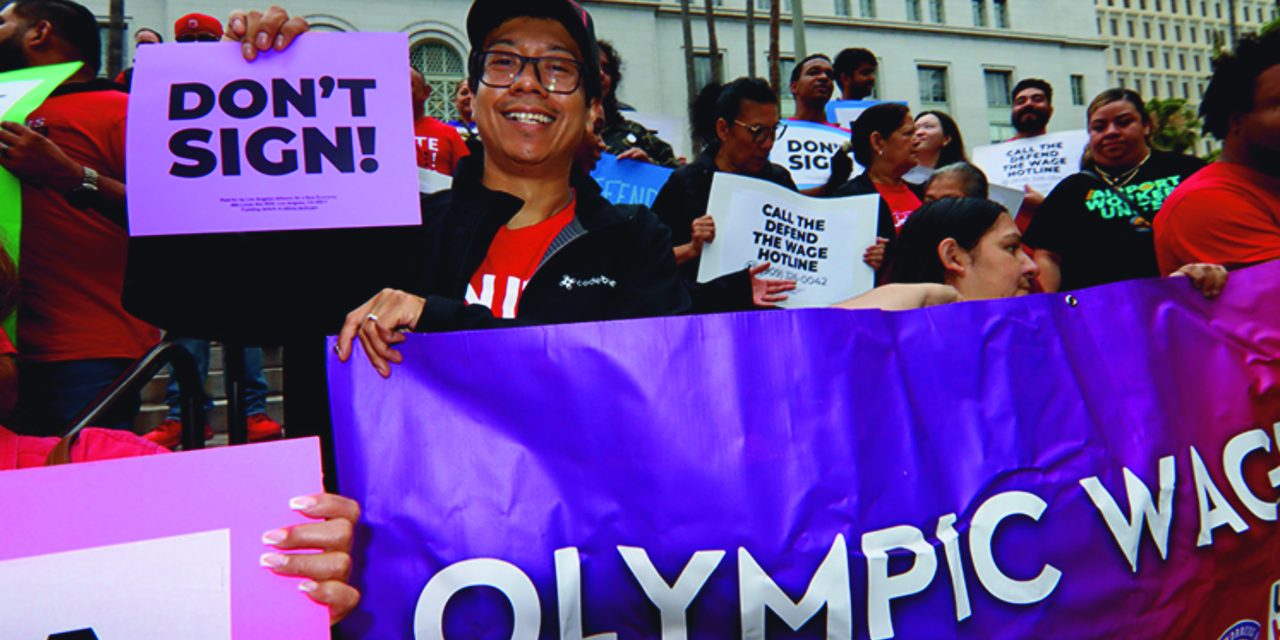 California’s “Olympic Wage” Under Threat—But Labor Isn’t Backing Down