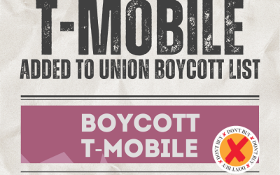 AFL-CIO Adds T-Mobile to Its Boycott List