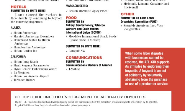 Boycott List — Nov-Dec 2025