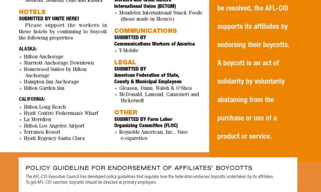 Boycott List — Mar-Apr 2026