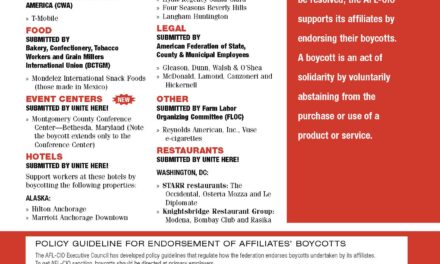 Montgomery County Conference Center Added to AFL-CIO National Boycott List